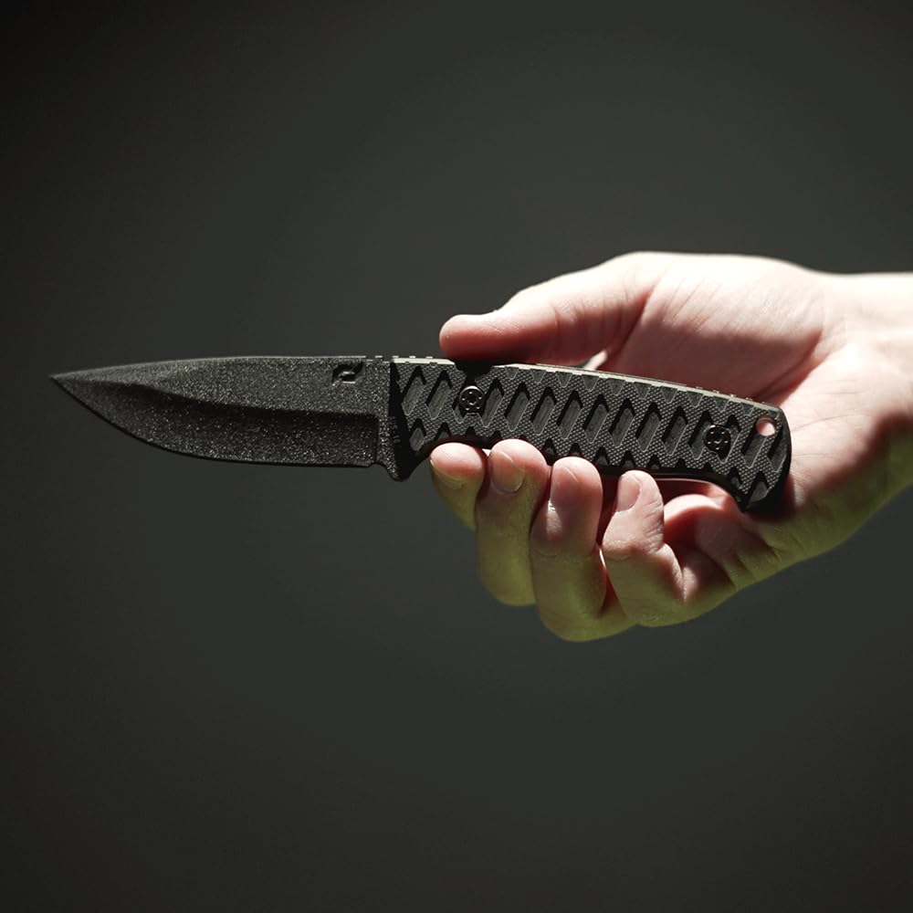 Schrade Delta Class Wolverine - Hoja fija con acero inoxidable de alto carbono de 65 millones para supervivencia al aire última intervensión