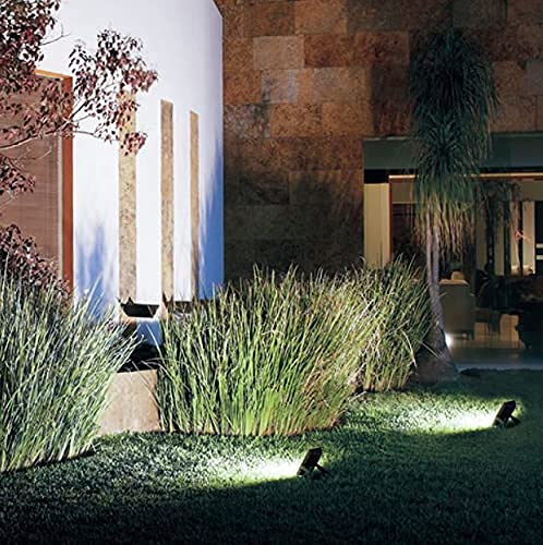 Tecnolite - Lámpara de Piso Reflector LED Exterior para Jardín o Patio, Luz de Día, a Prueba de Polvo y Agua