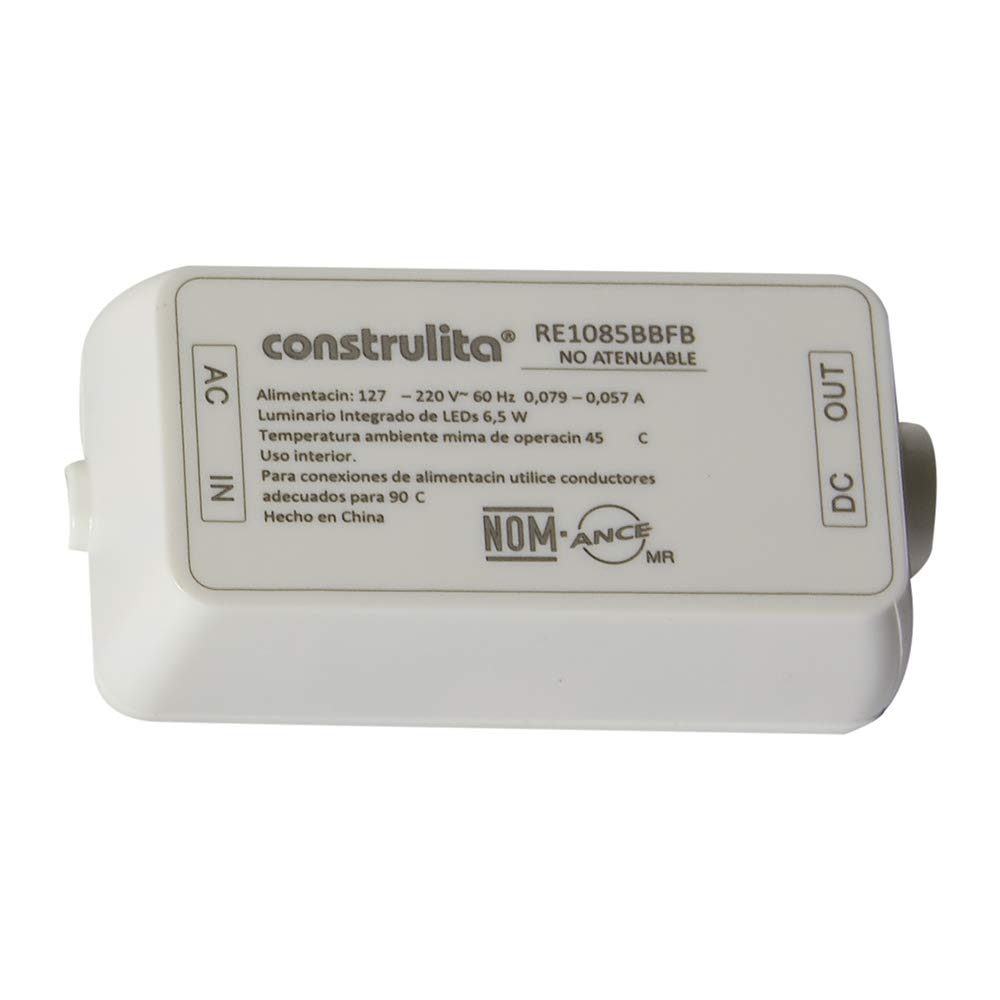 Construlita Lámpara LED Empotrado en techo, color Blanco Tecnolite RE1085BBFB