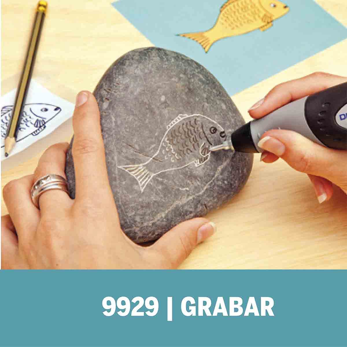 Dremel 9929 Punta Diamantada para Uso Continuo con Grabador
