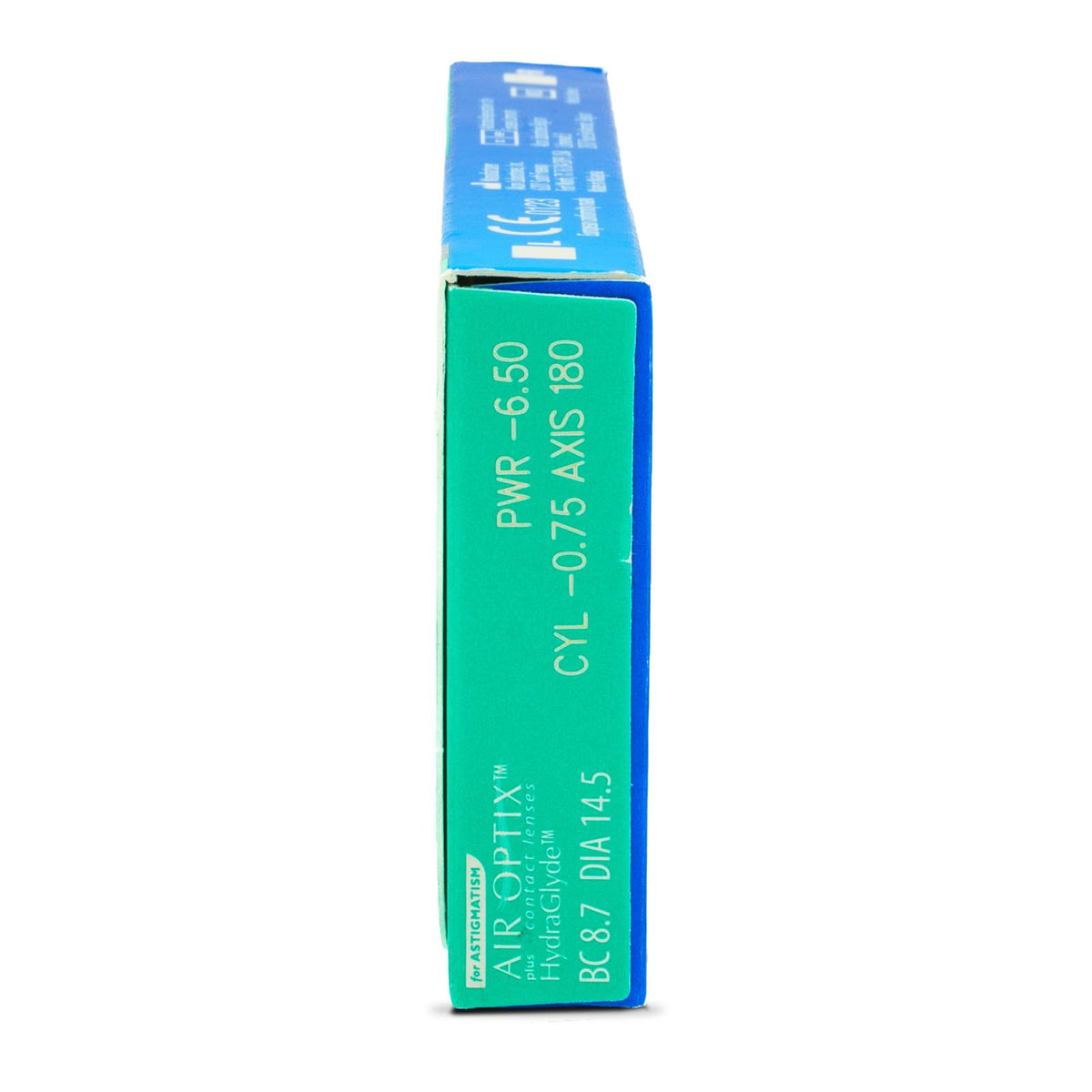 Air Optix plus HydraGlyde para Astigmatismo, 6 lentes, Dioptrías -4.5, Cylinder Axis 170, Corrección del cilindro -1.25
