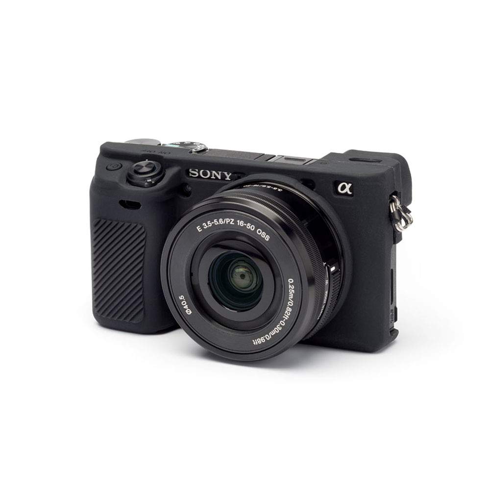 EasyCover Funda Protectora de Silicona para Sony A6300 - Negro