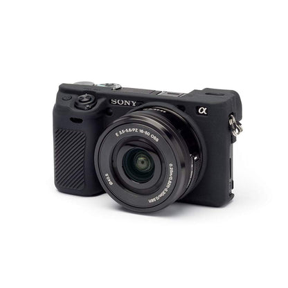 EasyCover Funda Protectora de Silicona para Sony A6300 - Negro