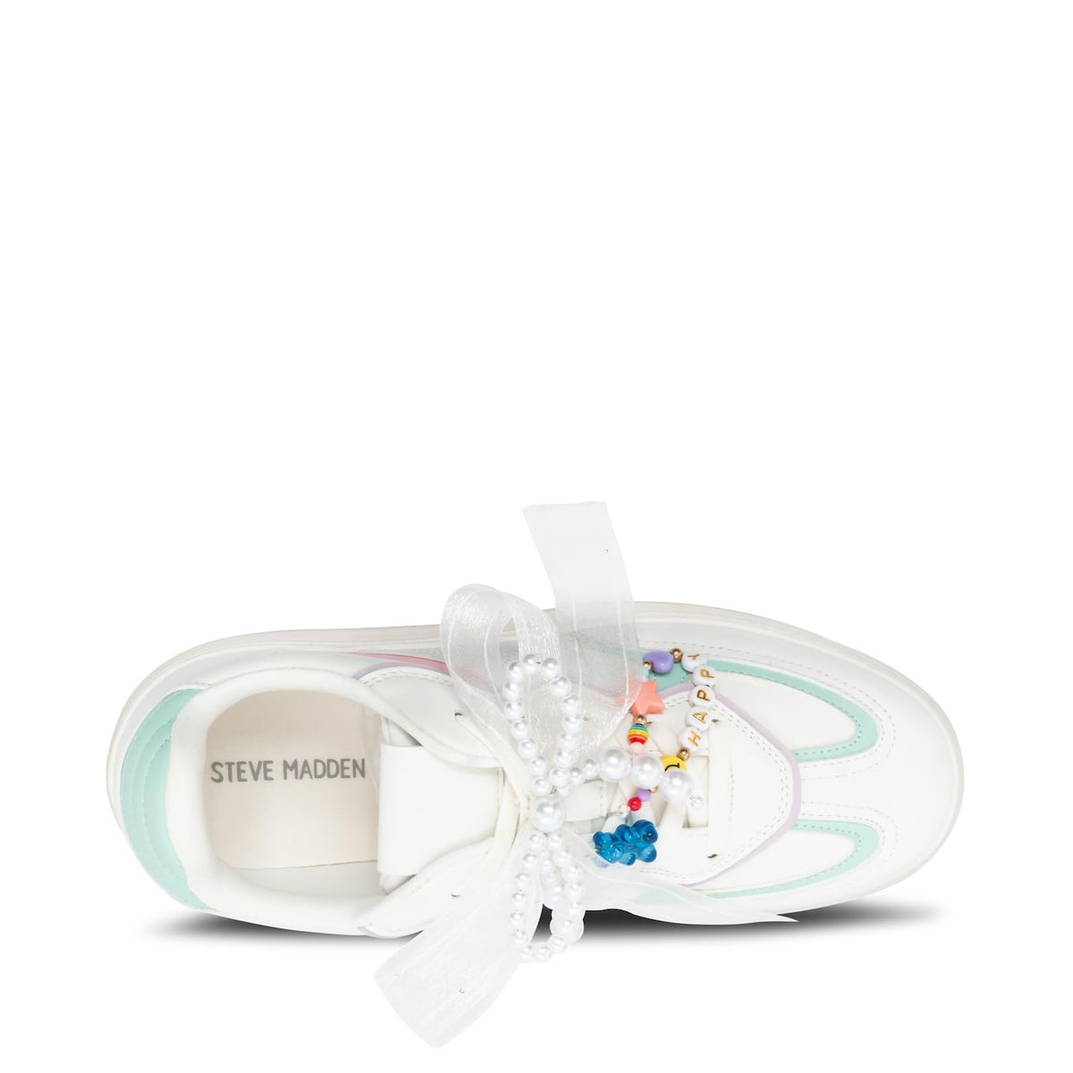 Steve Madden Tenis JSIENNA White Multi Tenis para niña