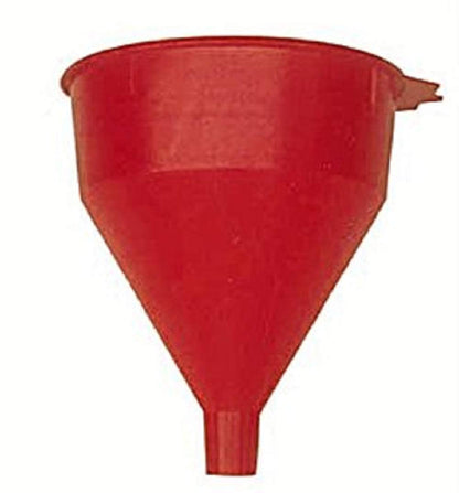 WirthCo 32002 Embudo de Seguridad con Tamiz para Aceite y Combustible, Rojo, 2 Cuartos