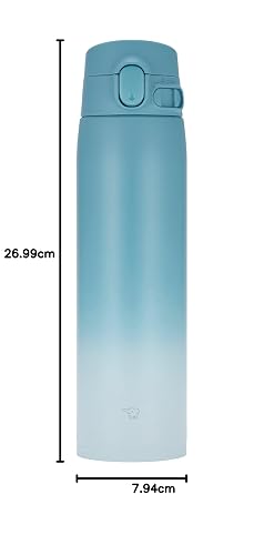 Zojirushi SM-VH72-GZ GoCafe Taza aislada de acero inoxidable, 24 onzas (0.72 litros), sin PFAS y sin BPA