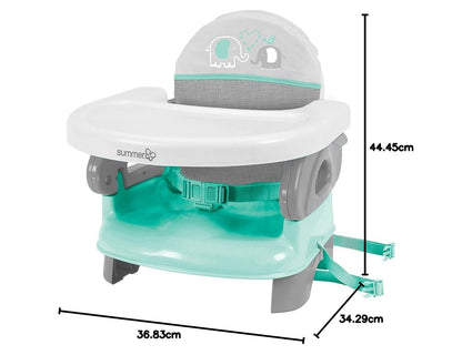 Summer Infant Deluxe Asiento Elevador para Bebé, Color Gris