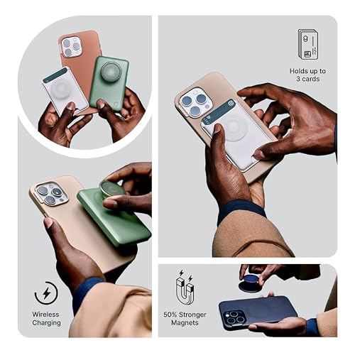 PopSockets - Funda para iPhone 16 Pro Compatible con MagSafe, Funda de teléfono para iPhone 16 Pro, Compatible con Carga inalámbrica, Solo Funda - ámbar