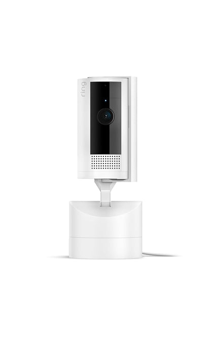 Ring Cámara de Interior con Movimiento Pan-Tilt, Video HD y Audio Bidireccional - Blanco - 1 cámara - Solo dispositivo
