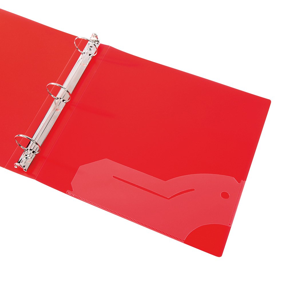 Filexec 50003-6492 6492 - Carpeta de anillas esmeriladas (2,54 cm, 6 unidades, 6 colores surtidos, arándano, fresa, uva, lima, limón, mandarina)
