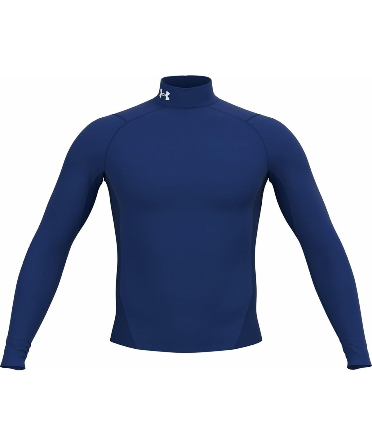 Under Armour ColdGear Camiseta de Compresión, Hombre - Real - Blanco - G