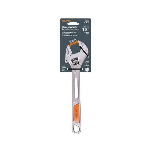 Truper PET-12X, Perico, mango comfort grip, cromado 12"