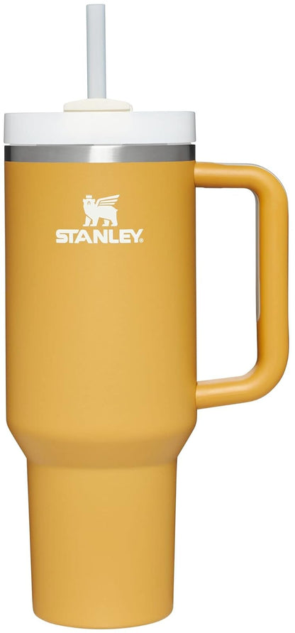 Stanley Quencher FlowState 887 ml Termo con Popote, Acero Inoxidable - Yarrow
