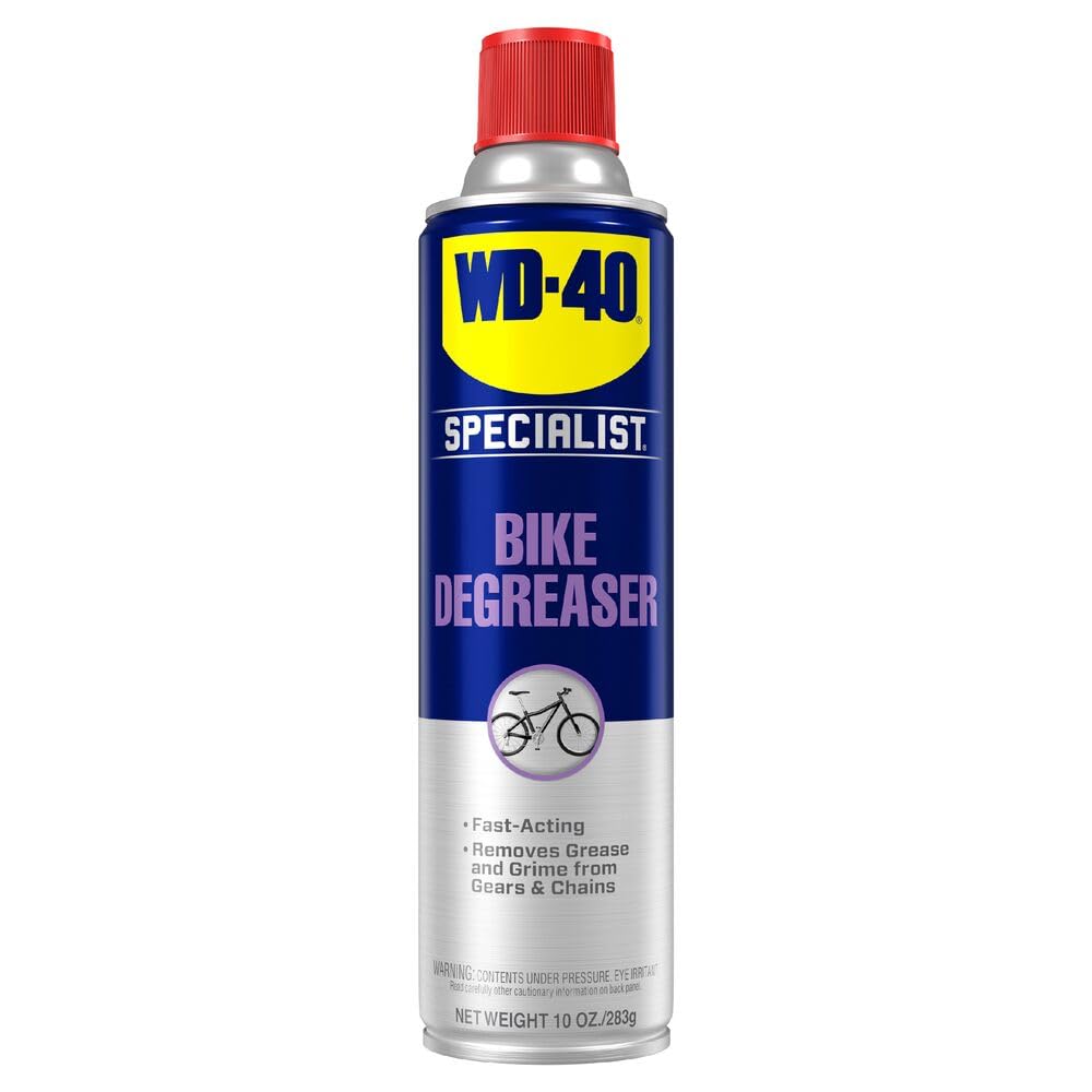 WD-40 Bike Lubricante y Desengrasante de Cadena - Desengrasante de cadena 10 oz