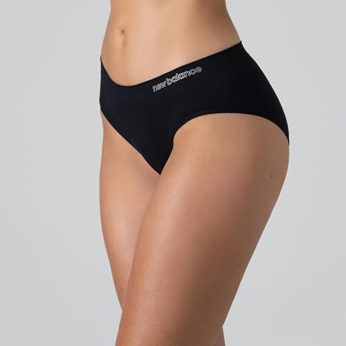 New Balance Ropa Interior Hipsters sin Costuras de Rendimiento Ultra cómodo (Paquete de 3) Ropa Interior a la Cadera para Mujer