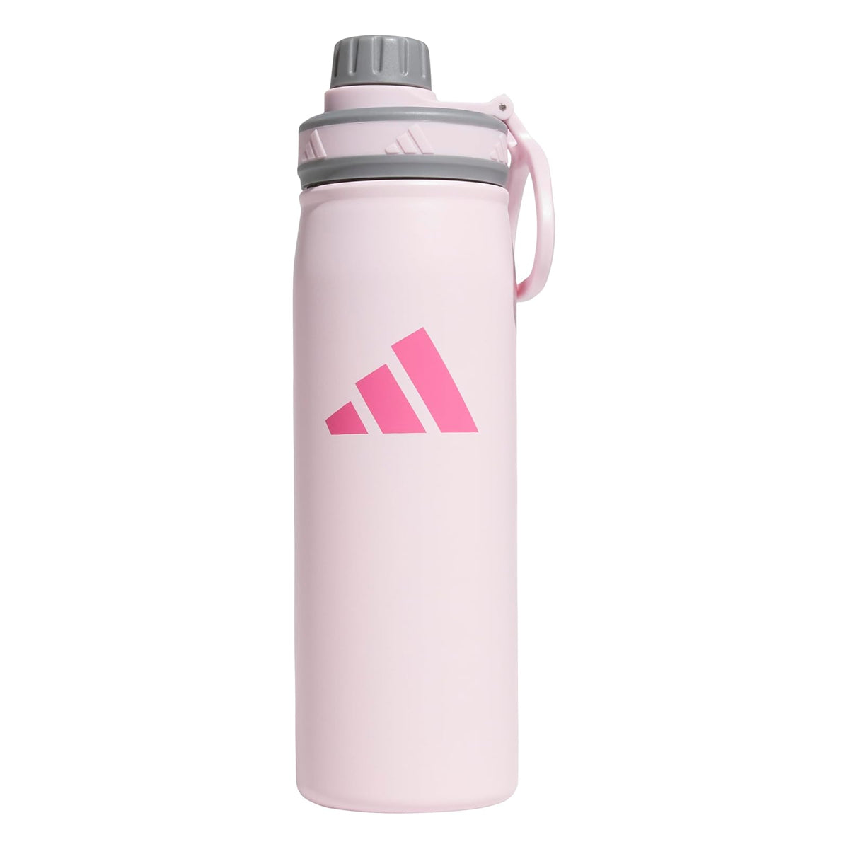 Adidas 18/8 - Botella de Agua aislada de Acero Inoxidable - Rosa transparente - gris - rosa Fusion - Talla Única