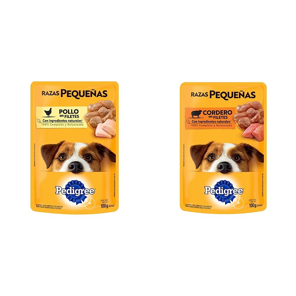 Pedigree Sobres para Perro Raza Pequeña Sabor Pollo, 24 pzas - Alimentos + Alimentos para mascotas,10227869