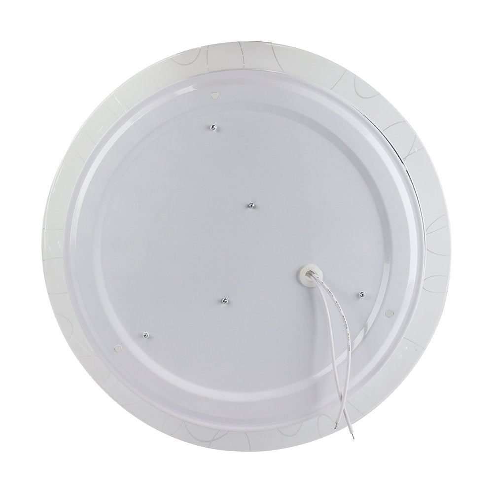 SANELEC, Plafón Redondo, Luminario Fijo, Tipo Paermo, Decoración y Estilo, 18 W, Luz Fría, Modelo 1127
