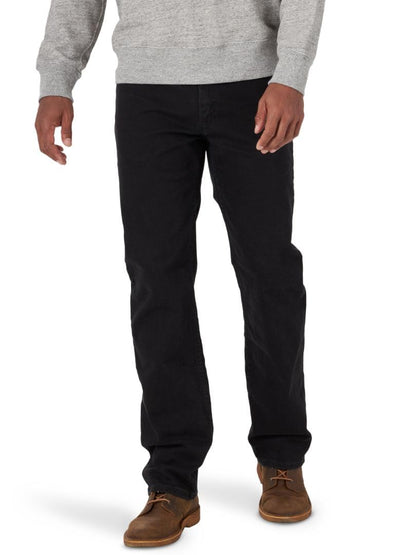 Wrangler Authentics Pantalón de Mezclilla Clásico 5 Bolsillos para Hombre - 50W x 30L - Negro