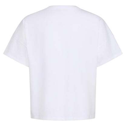 adidas Playera de Manga Corta con Hombros caídos para niña