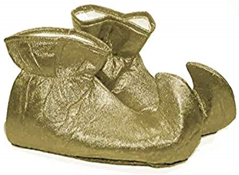 Forum Novelties Zapatos de Elfo de Tela de Lujo para Mujer, Multicolor -, Talla única