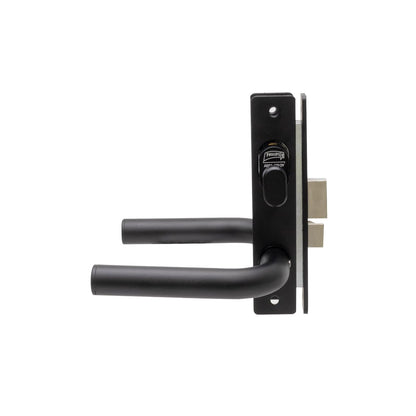 Phillips Cerradura Modelo Slim 570 Manija Redonda Para Puerta De Aluminio Negro