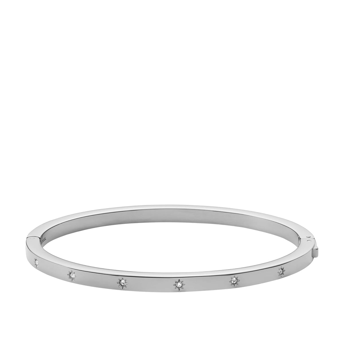 Pulsera de Cadena de Plata de Ley o Acero Inoxidable en Tono Plateado para Mujer de Fossil