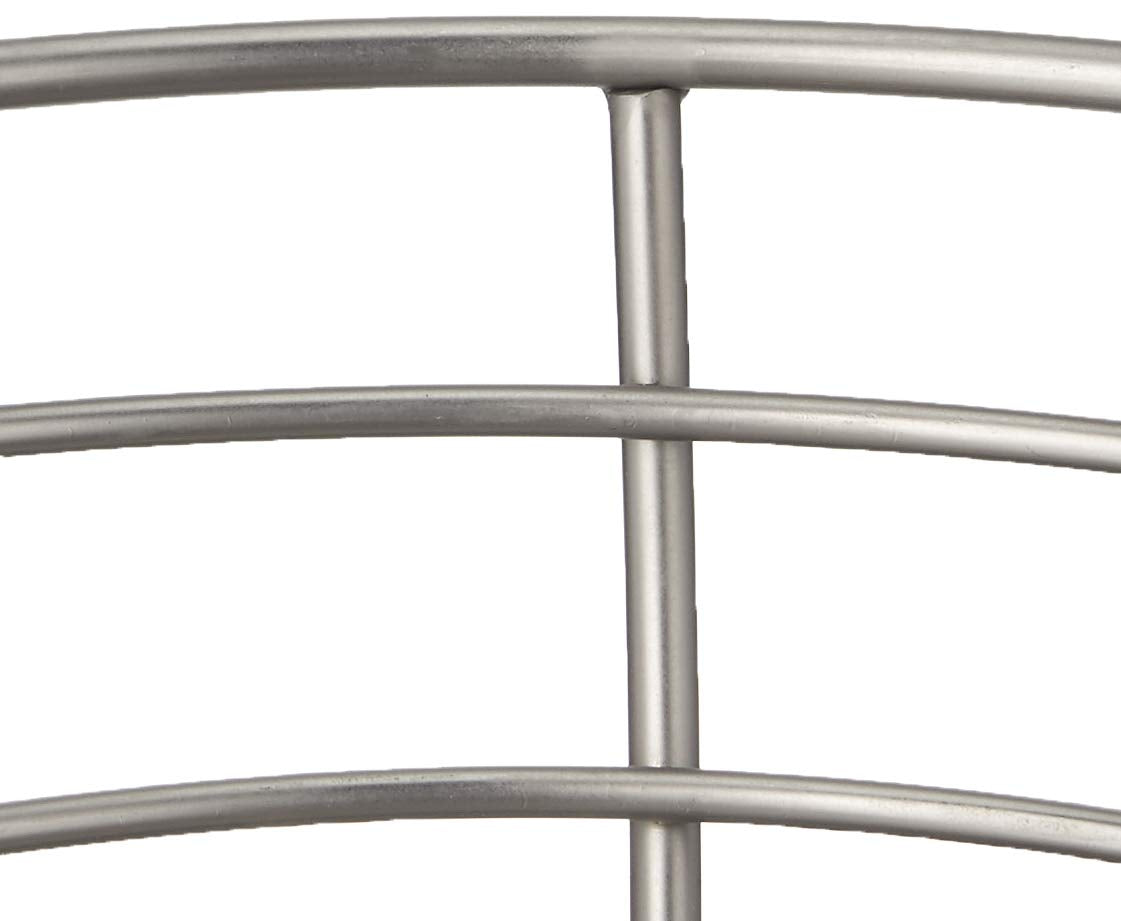Spectrum Euro Wire - Cesta de frutas para almacenamiento de encimera de cocina, resistente alambre de metal de acero para frutas decorativas para productos frescos, verduras, pan y aperitivos, diseño