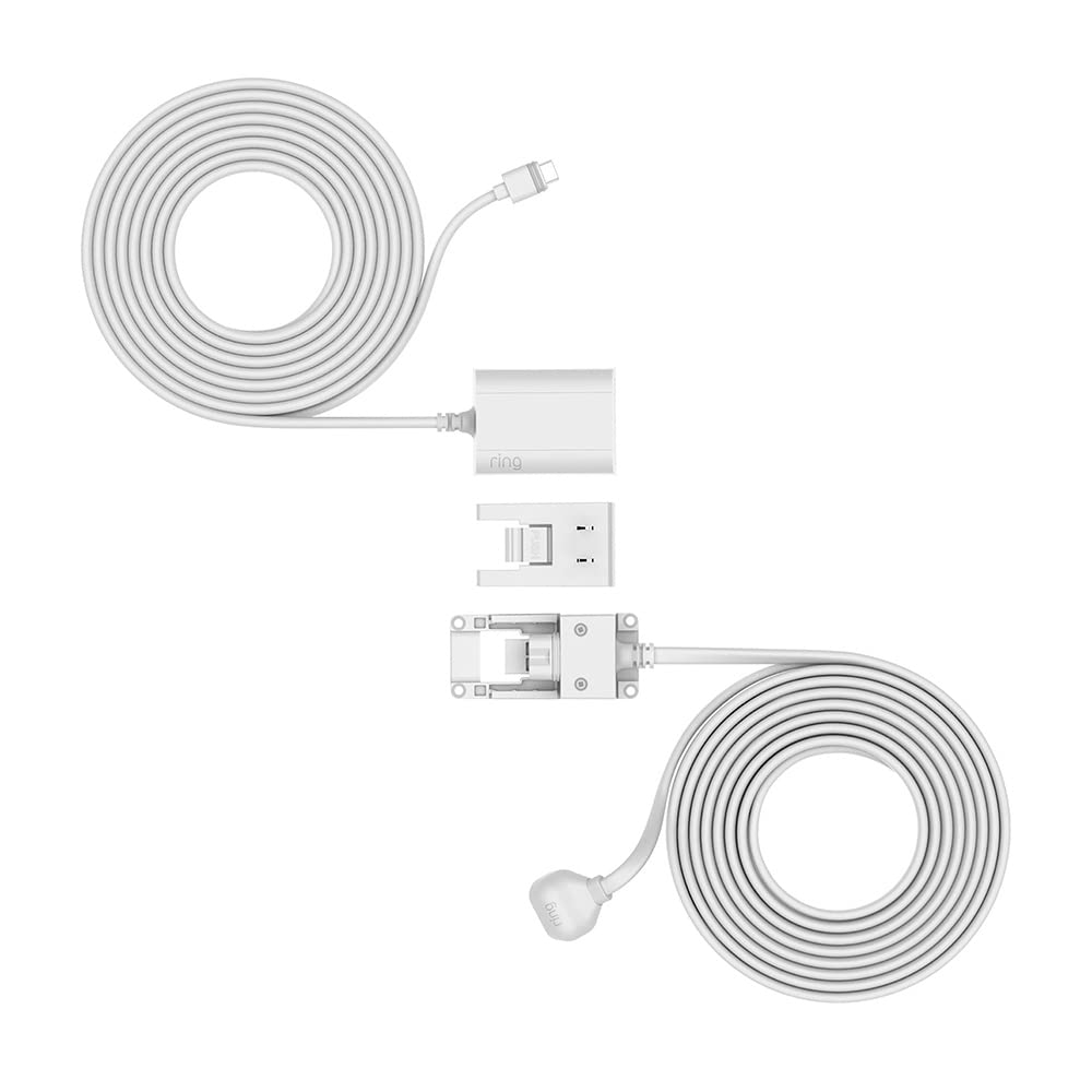 Ring Adaptador de Corriente USB-C para Cámaras Compatibles - Blanco