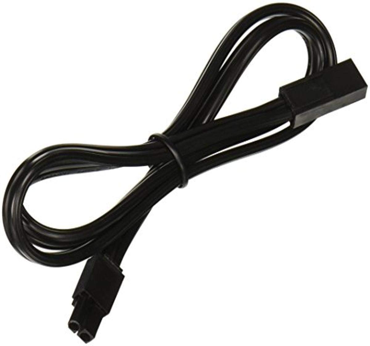 Extensiones enlazables para luces de disco de 120 V, color: negro, longitud: 24 pulgadas