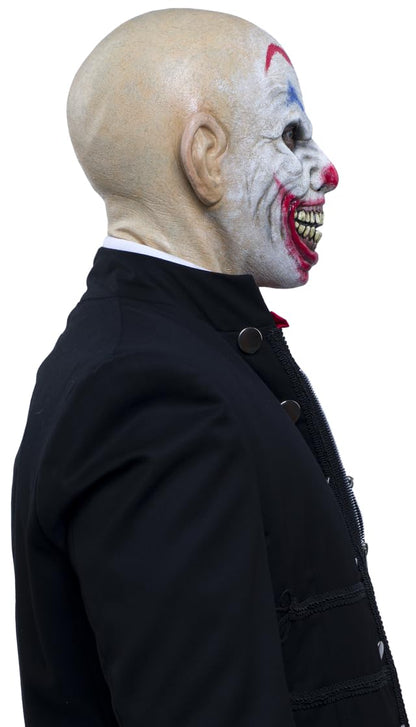 Joker Clown, Máscara de Payaso Asesino, Máskaras de Jester Killer Clown Ideal para Halloween y Fiestas de Disfraces