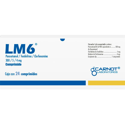 LM6 Antihistamínicos, 24 Cápsulas