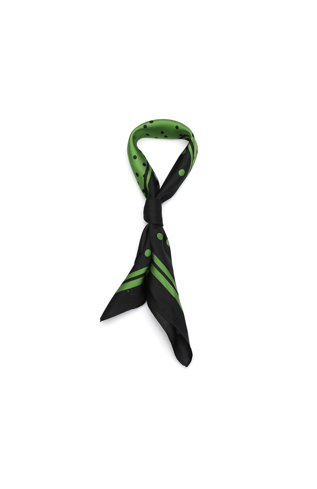Kate Spade New York - BANDANA DE SEDA, Negro Verde Amargo, Talla única