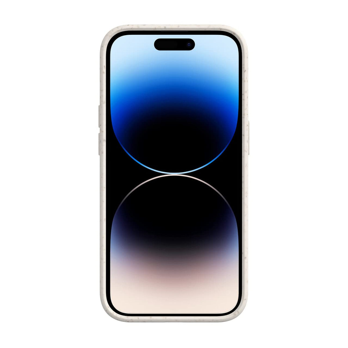 Incipio Organicore Clear Funda Compatible con iPhone 14 Pro, Protección Caídas 4.2m, Bisel Elevado, Compostable - Natural/Transparente