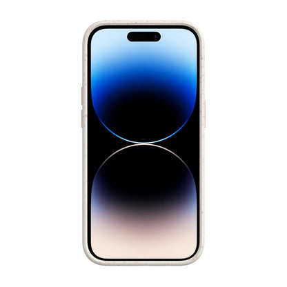 Incipio Organicore Clear Funda Compatible con iPhone 14 Pro, Protección Caídas 4.2m, Bisel Elevado, Compostable - Natural/Transparente