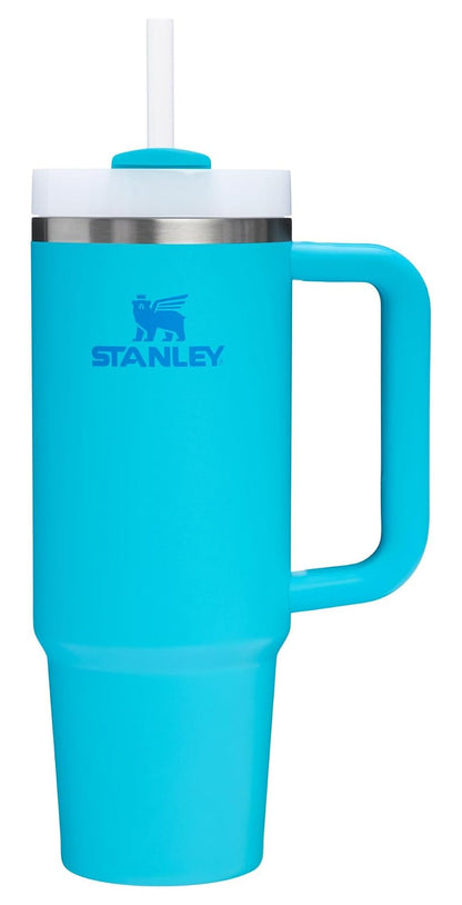 Stanley Quencher H2.0 Vaso con Asa y Popote, Tapa FlowState - 30 oz - Salpicadura