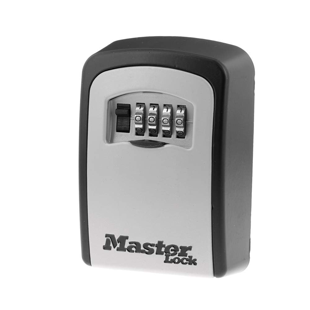 Master Lock Caja de Seguridad para Llaves con Combinación Personalizable - Montura de pared