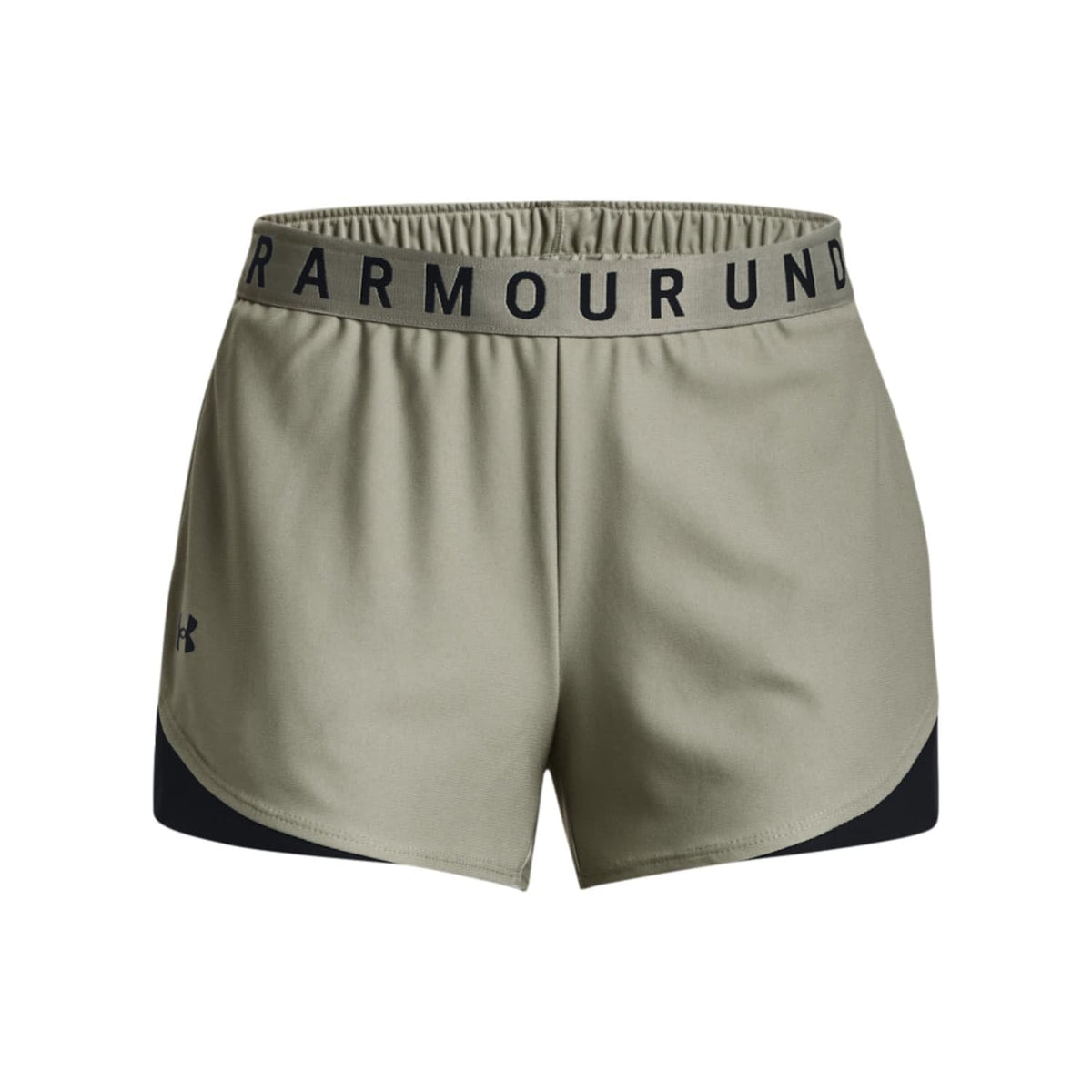 Under Armour Play Up 3.0 short de entrenamiento para mujer - (504) Grove Green - Black - Black - XL