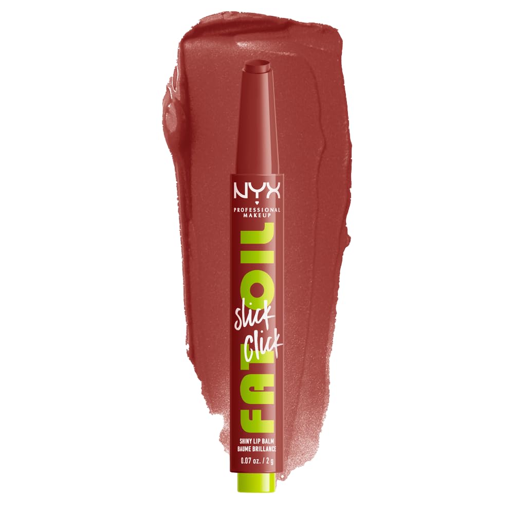 NYX Professional Makeup Fat Oil Slick Click Brillo Labial Hidratante - Going Viral