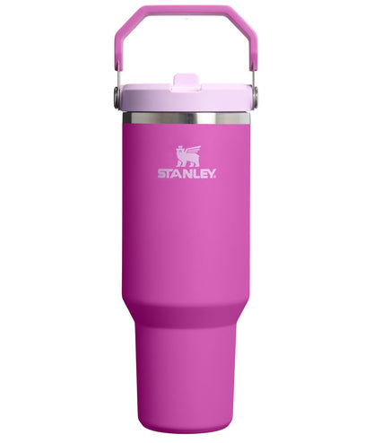 Stanley IceFlow 2.0 Vaso de Popote con Tapa Giratoria - Flor oscura - 1.2 Litros