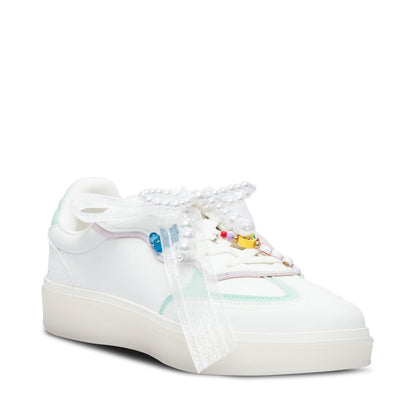 Steve Madden Tenis JSIENNA White Multi Tenis para niña
