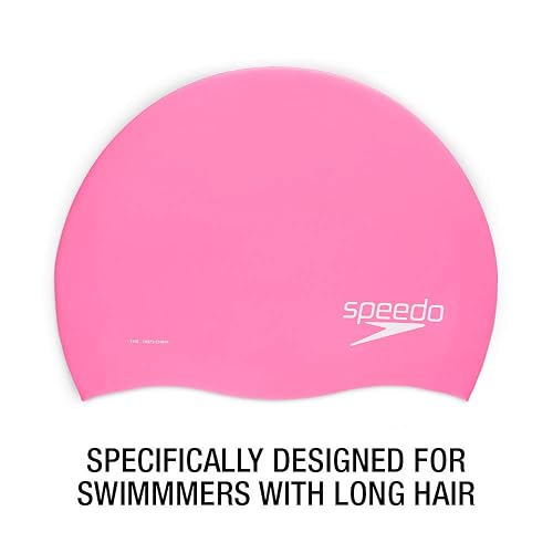 Speedo 7510036-001 Gorra de Natación para Pelo Largo