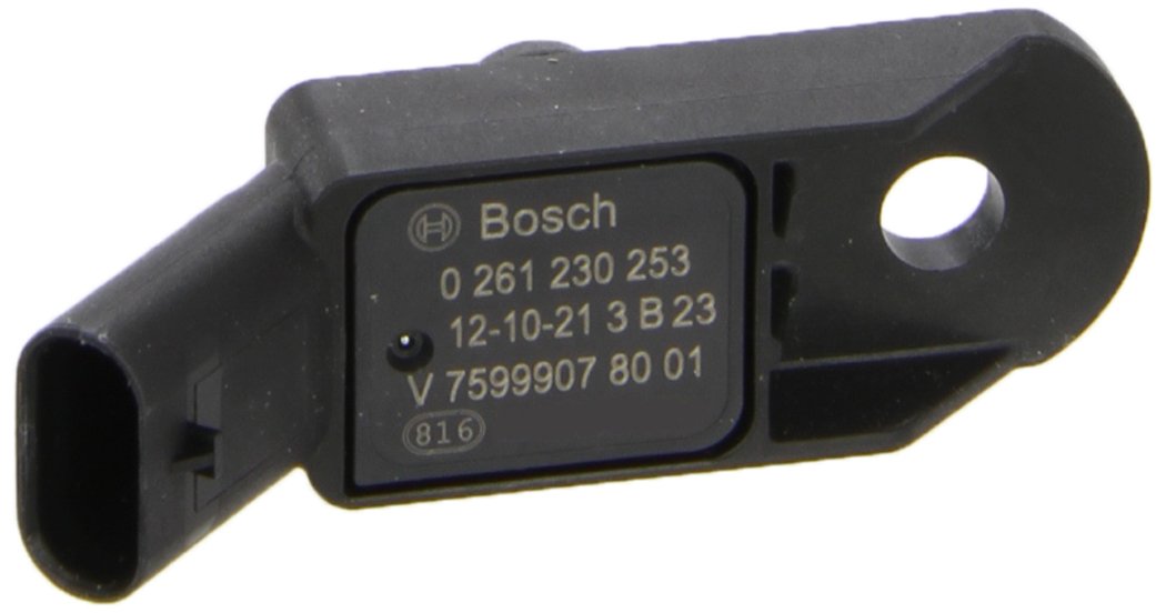 Bosch Caudalímetro Sensor de Flujo de Masa de Aire (MAF) 0280218270 - 261230253 - Sensor de presión - Mapa