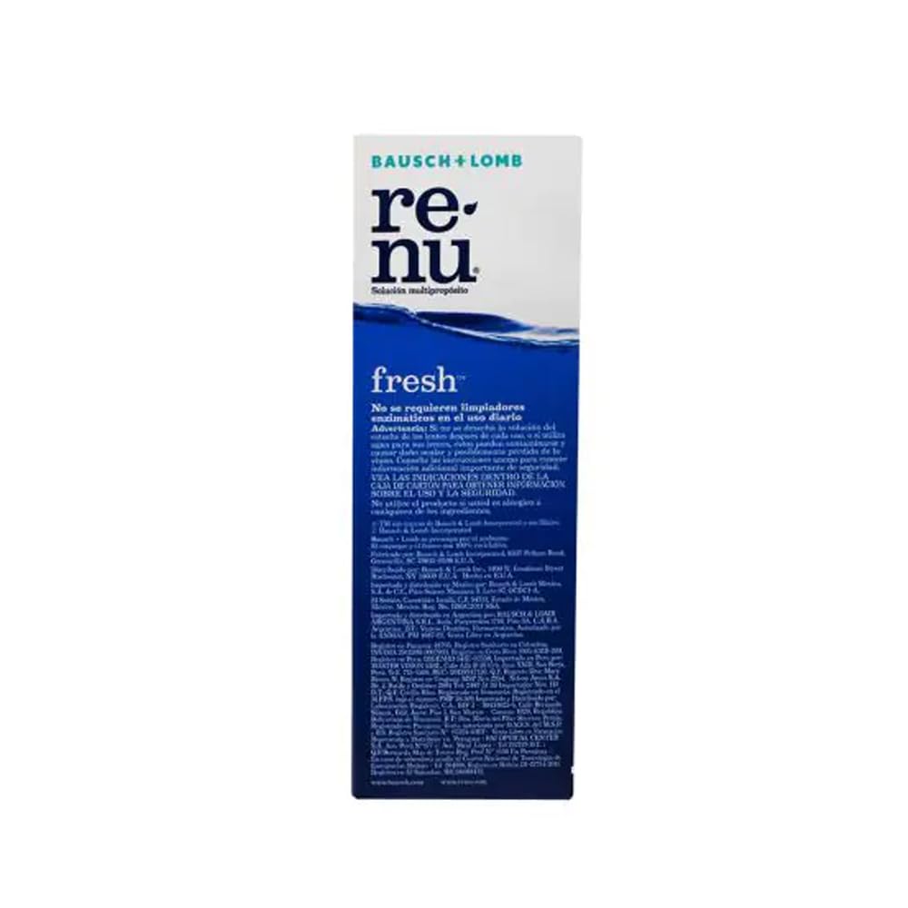 Bausch Lomb Renu Fresh No Rub 120ml, Pack of 1
