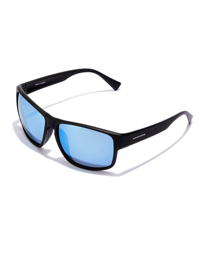 HAWKERS Lentes de Sol Faster para Hombre y Mujer - Talla Única - Raw Blue Chrome, Black