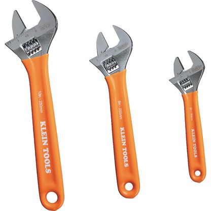 Klein Tools D5074 Juego de Llaves Ajustables de Capacidad Extra - 6-Inch, 8-Inch, 10-Inch (3-Piece Kit)