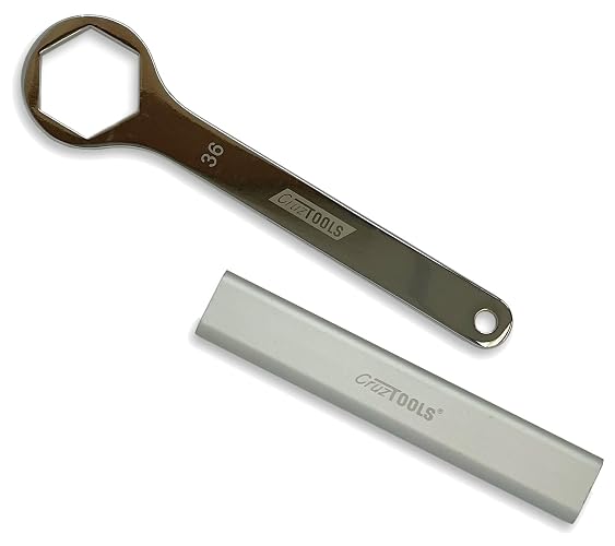 CruzTOOLS AW36X - Llave de Eje de 36 mm con Mango de extensión para Harley-Davidson Pan America, H-D Baggers 08-Present y FTR Indio