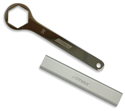 CruzTOOLS AW36X - Llave de Eje de 36 mm con Mango de extensión para Harley-Davidson Pan America, H-D Baggers 08-Present y FTR Indio