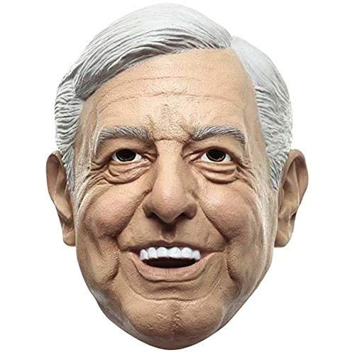 REV Ya Sabes Quién, Máscara de Ex Presidente, Disfraz de Presidente de México de Máscaras de Personajes Famosos Ideal para Halloween