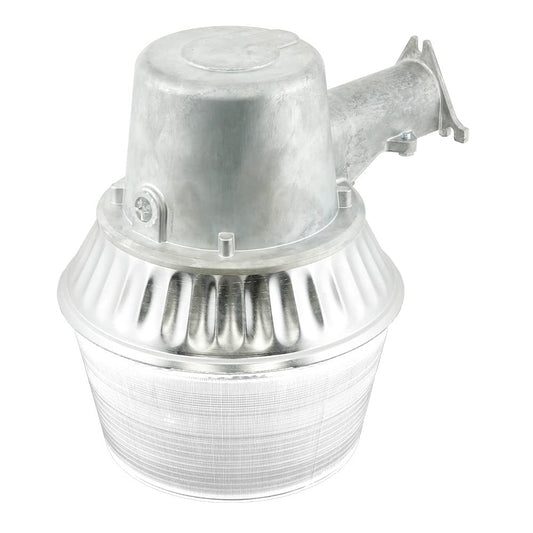 Halo Suburbana LED de 4000lm con TCC 4000K, con carcasa de aluminio y fotocelda integrada